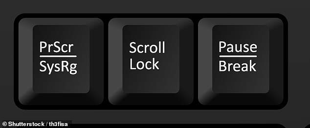 تم العثور على Scroll Lock بجوار Pause (Break) والذي نادرًا ما يستخدم أيضًا ، وفقًا لمايكروسوفت