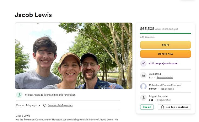 جمعت صفحة GoFundMe أكثر من 60 ألف دولار مع مئات التبرعات من 