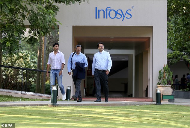 Infosys هي شركة تكنولوجيا عالمية يقع مقرها الرئيسي في بنغالور ، ويعمل بها حوالي 340.000 موظف و 1800 عميل في 50 دولة