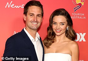 الركود: رئيس Snap Evan Spiegel متزوج من عارضة الأزياء Miranda Kerr