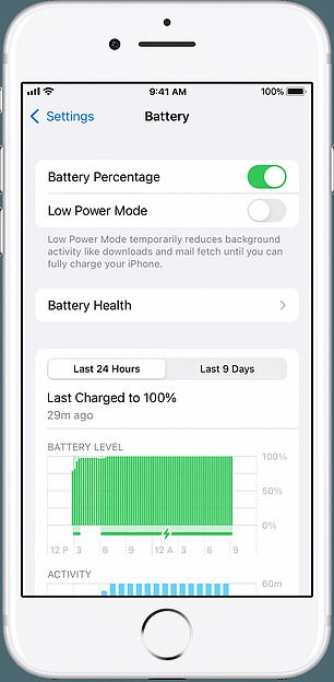 سيؤدي تشغيل وضع الطاقة المنخفضة إلى جعل جهازك يدوم لفترة أطول (Apple)