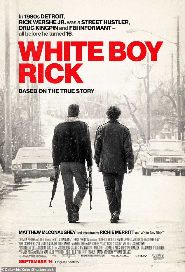 تم تحويل قصة Wershe المذهلة إلى 2018 Matthew McConaughey الذي ضرب White Boy Rick