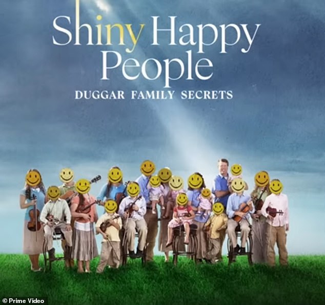 بعنوان Shiny Happy People: Duggar Family Secrets ، تم إعداد العرض لكشف الحقيقة تحت سطح أمريكانا النافع للعائلة الضخمة المفضلة لتلفزيون الواقع ، The Duggars