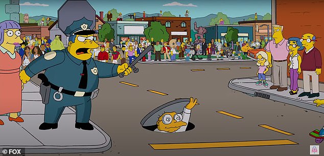 مفضلات المعجبين المنتظمة بما في ذلك Chief Clancy Wiggum تبرز بشكل بارز