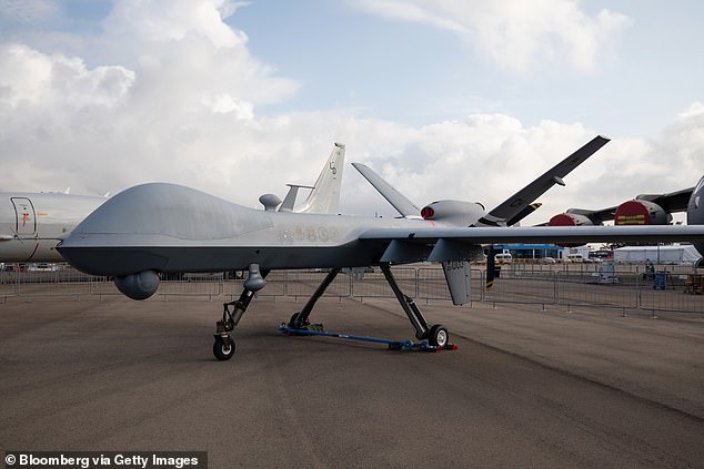 في الصورة: طائرة بدون طيار تابعة للقوات الجوية الأمريكية من طراز MQ-9 Reaper (بدون طيار) (صورة ملف)