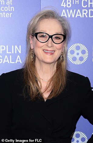 تم تصوير Streep في مدينة نيويورك في أبريل الماضي