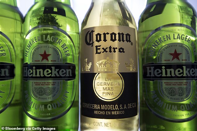 تشكل Heineken و Corona أيضًا ما تبقى من أفضل ثلاثة أنواع من البيرة في البلاد