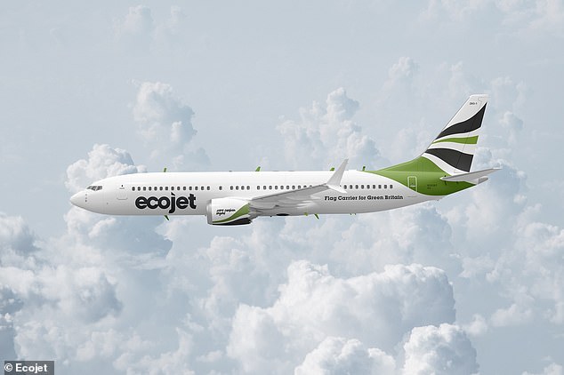 ستبدأ Ecojet بحجمين مختلفين من الطائرات المروحية (طائرة تسع 19 مقعدًا وطائرة بها 70 مقعدًا ، في الصورة).  سيتم إعادة تجهيز هذه الطائرات بقطارات الطاقة الهيدروجينية والكهربائية بمجرد اعتمادها للخدمة من قبل هيئة الطيران المدني (CAA)