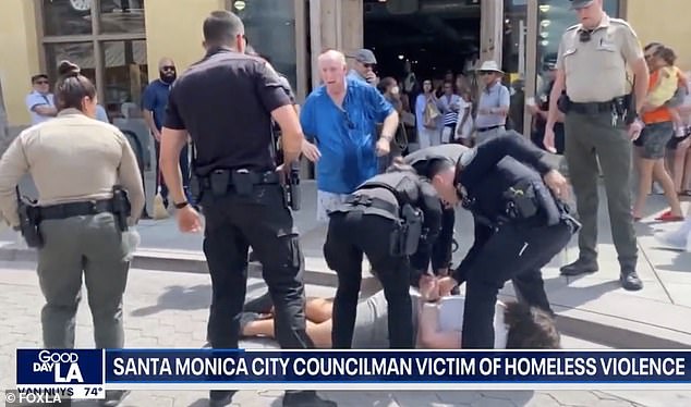 وقع الحادث المثير للقلق بعد فترة وجيزة من تصويت مجلس إدارة شركة Downtown Santa Monica على المضي قدمًا في خطة لتثبيت شركة أمنية خاصة ستقوم بدوريات في منتزه الشارع الثالث - حيث وقع الهجوم.