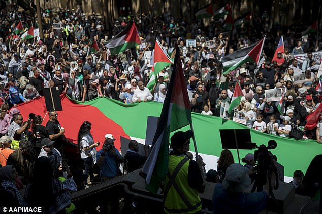 ومن المقرر تنظيم المزيد من الاحتجاجات المؤيدة لفلسطين في ملبورن وأديلايد يوم الأحد