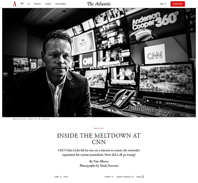 جاء خروج Licht من CNN بعد عام واحد تقريبًا، وفي يونيو 2023، رحل بعد أن كشف ملف تعريف في The Atlantic كيف أصبح الموظفون غير راضين عنه بسبب الإجراءات التي تم اتخاذها خلال فترة عمله.