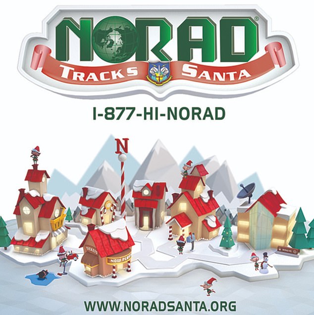 تقوم قيادة الدفاع الجوي لأمريكا الشمالية (NORAD) بتتبع رحلة الرجل الملتحي كل عام
