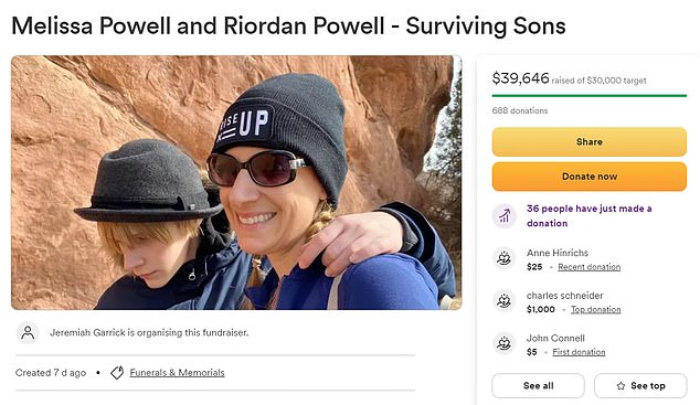 تم أيضًا إنشاء GoFundMe لمساعدة الأسرة على التعامل مع فقدان الاثنين، والتي جلبت حتى الآن أكثر من 39000 دولار.