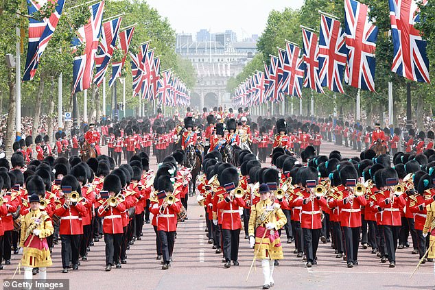 2023 - مشاهد مجيدة في المركز التجاري أثناء Trooping the Colour في لندن في 17 يونيو 2023