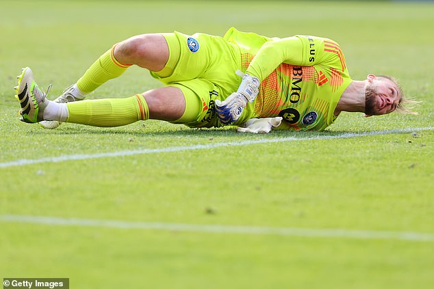 رد فعل حارس مرمى CF Montreal جوناثان سيرويس بعد السماح بهدف الفوز في المباراة