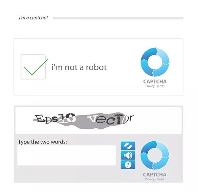 تم إنشاء Captcha في عام 2000 كوسيلة لمنع الروبوتات من الوصول إلى موقع ويب وهو اختصار لعبارة 