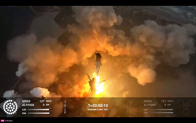 أطلقت SpaceX مركبتها الفضائية في الساعة 8:50 صباحًا بالتوقيت الشرقي من بوكا تشيكا، تكساس