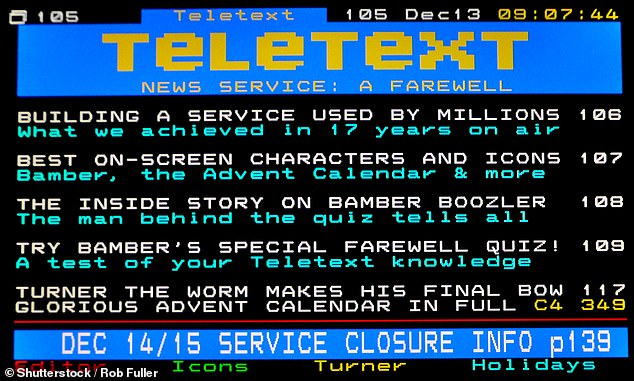 Teletext: كانت شركة العطلات في البداية جزءًا من خدمة معلومات التلفزيون ، التي أغلقت في عام 2012. ثم تم تشغيل عطلات Teletext كموقع على شبكة الإنترنت ، قبل أن تهدأ في عام 2021.