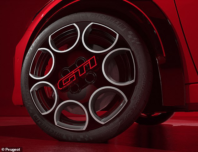 يحصل E-20 GTI على عجلات فريدة من نوعها مقاس 18 بوصة-إيماءة إلى الحافات من 205 GTI 1.9