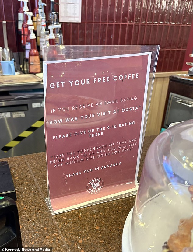 في وقت سابق من هذا الشهر ، تم وصف Costa Coffee بأنها