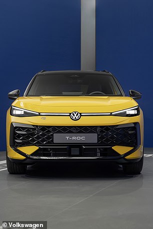 تم الكشف عن سيارة T-ROC SUV الجديدة كليًا كليًا من قبل علامة Wolfsburg يوم الثلاثاء