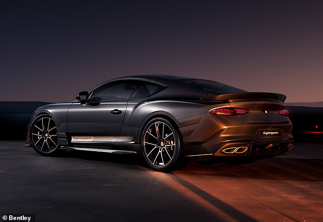 يجتمع التصميم الديناميكي الهوائي، بما في ذلك الجناح الخلفي الثابت، لتوليد قوة سفلية أكبر بمقدار 300 كجم من سيارة Continental GT Speed، كما يساعد في إبقاء السيارة ثابتة على الطريق.