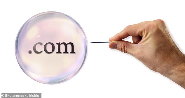 فقاعة الدوت كوم: شهد أحد المستثمرين في مؤشر S&P 500 في مارس 2000 انخفاضًا في الاستثمار بقيمة 10000 جنيه إسترليني إلى 6000 جنيه إسترليني فقط خلال السنوات الثلاث التالية