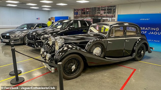 وحضر نادي عشاق جاكوار هذا الحدث يوم الجمعة وقال إنه كان 