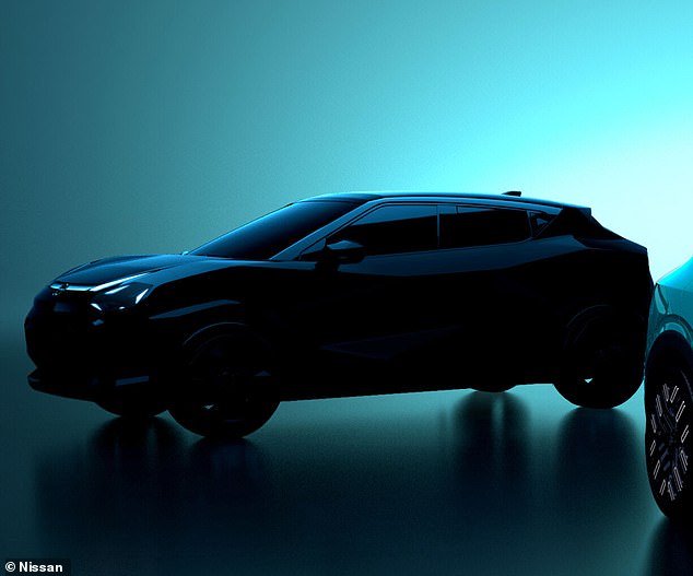 تشير صورة استوديو غامضة إلى صورة ظلية رياضية وزاوية أكثر على طراز الكوبيه لسيارة Juke EV الجديدة القادمة في عام 2026