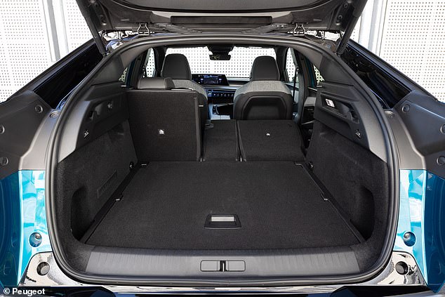 لكن صندوق الأمتعة الذي تبلغ سعته 588 لترًا أكبر بكثير من محرك فورد إكسبلورر الذي يبلغ سعته 470 لترًا وصندوق كيا EV3 الذي يبلغ سعته 460 لترًا.