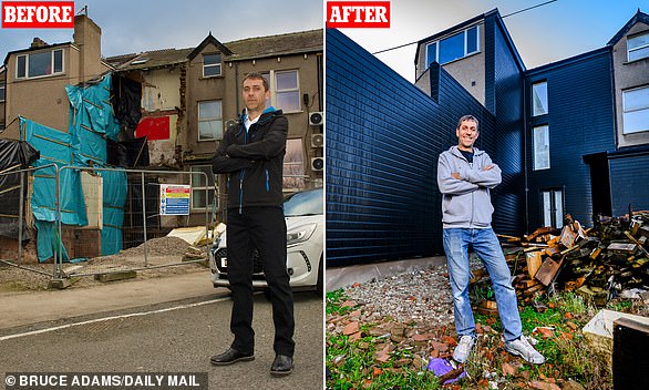 متهدم: اضطر كريج هايد إلى شراء المنزل المجاور والقيام بذلك بنفسه بعد توقف تجديد Home REIT، مما ترك منزله مكشوفًا