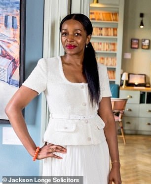 أماكا جاكسون، هو الشريك الإداري في شركة Jackson Longe Solicitors